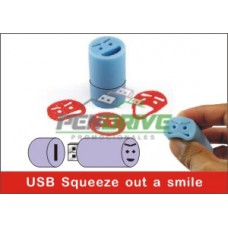 Custom USB Flash Drive USB Squeeze out a smile